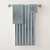 Ombre Stripes Pattern Bad Handdoek (Insitu)