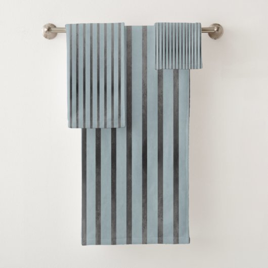 Ombre Stripes Pattern Bad Handdoek (Insitu)