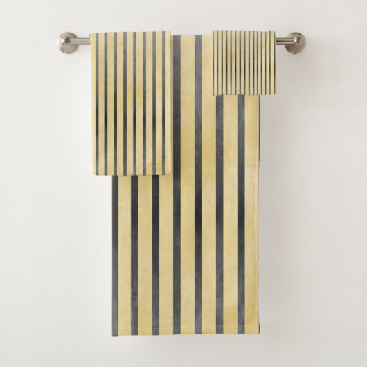 Ombre Stripes Pattern Bad Handdoek (Insitu)