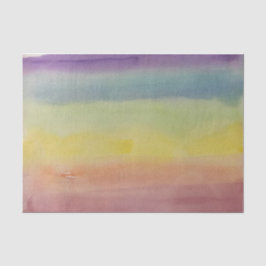 Ombre Stripes Rainbow LGBTQIA Waterverf Gift Wrap Tissuepapier