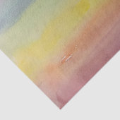 Ombre Stripes Rainbow LGBTQIA Waterverf Gift Wrap Tissuepapier (Detail)