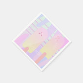 Ombre Summer Fun Ijslolly's Servet (Hoek)