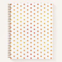 Ombre Sunburst Dot Notitieboek - S