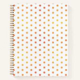 Ombre Sunburst Dot Notitieboek - S