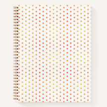 Ombre Sunburst Dot Notitieboek - XS