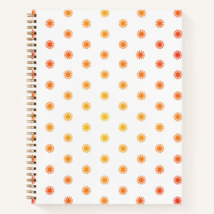 Ombre Sunburst Stippen Notitieboek - M
