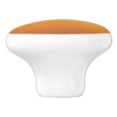 Ombre Sunny Oranje en Blauwgroen Blauw Gradiënt Keramische Knop (Zijkant)