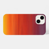Ombre Sunset Abstract Art Phone Case iPhone 14 Hoesje (Achterkant horizontaal)