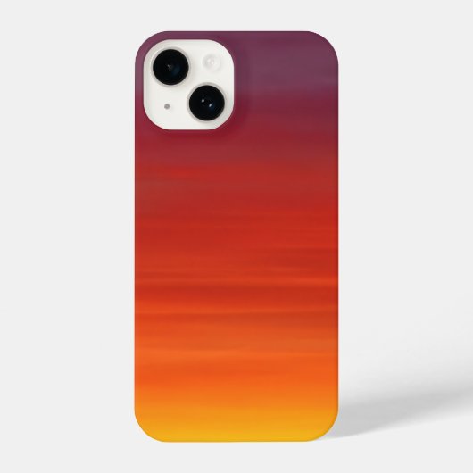 Ombre Sunset Abstract Art Phone Case iPhone 14 iPhone Hoesje (Achterkant)