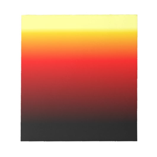 Ombre Sunset Notitieblok (Voorkant)