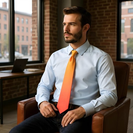 Ombré Sunset Stropdas