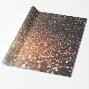 Ombre terracotta koperen glans cadeaupapier