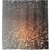 Ombre terracotta koperen glans douchegordijn (Voorkant)