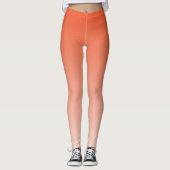 Ombre Trend Kleur Flame Rood - Pastel Leggings (Voorkant)