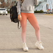 Ombre Trend Kleur Flame Rood - Pastel Leggings