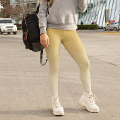 Ombre Trend Kleur Goudgeel - Pastel Leggings