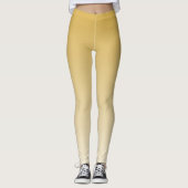 Ombre Trend Kleur Goudgeel - Pastel Leggings (Voorkant)