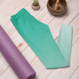 Ombre Trend Kleur Jade Green - Pastel Leggings