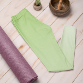 Ombre Trend Kleur Kiwi Groen - Pastel Leggings
