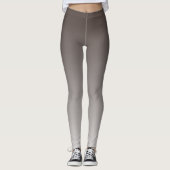 Ombre Trend Kleur Koffiebruin - Pastel Leggings (Voorkant)
