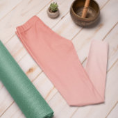 Ombre Trend Kleur Koraal Zonsondergang - Pastel Le Leggings