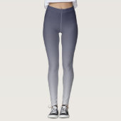 Ombre Trend Kleur Navy Blue - Pastel Leggings (Voorkant)