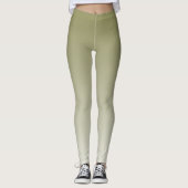 Ombre Trend Kleur Olijfgroen - Pastel Leggings (Voorkant)