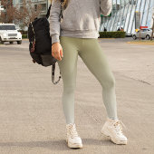 Ombre Trend Kleur Olijfgroen - Pastel Leggings
