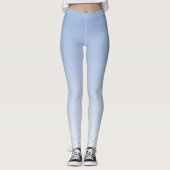 Ombre Trend Kleur Poeder Blauw - Pastel Leggings (Voorkant)