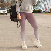 Ombre Trend Kleur Rode Wijn - Pastel Leggings