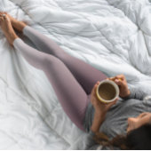 Ombre Trend Kleur Rode Wijn - Pastel Leggings