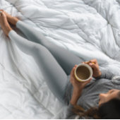 Ombre Trend Kleur Slate Grey - Pastel Leggings