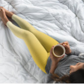 Ombre Trend Kleur Sunburst Yellow Pastel Leggings