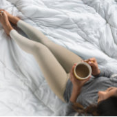 Ombre Trend Kleur Warm Beige - Pastel Leggings