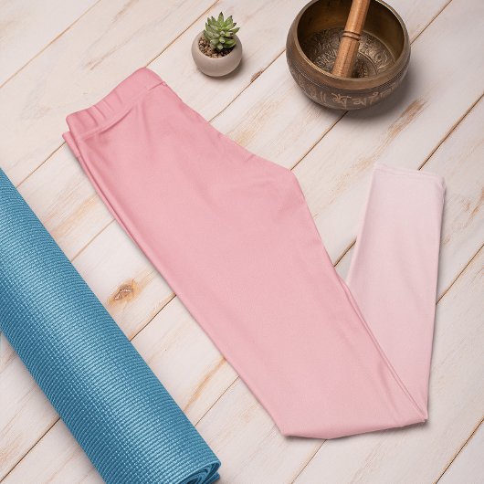 Ombre Trend Kleur Watermeloen Roze Pastel Leggings