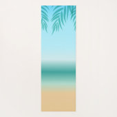 Ombre Tropical Beach Zomer Vibes Yoga Mat (Achterkant)