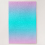 Ombre Turquoise and Pink Gradient Legpuzzel<br><div class="desc">Ombre Turquoise Pink Gradient difficult jigsaw puzzle.</div>