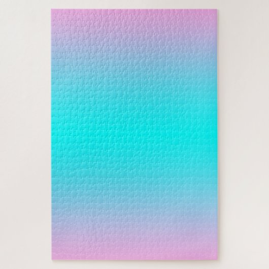 Ombre Turquoise and Pink Gradient Legpuzzel (Verticaal)