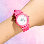 Ombre Unicorn - Aangepaste Kind Horloge<br><div class="desc">Dit prachtige eenhoornhorloge zou een geweldig cadeau voor kinderen zijn!</div>