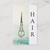 *~* Ombre Victoriaans  Schaar HAAR SYLIST Visitekaartje (Voorkant)