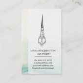 *~* Ombre Victoriaans  Schaar HAAR SYLIST Visitekaartje (Achterkant)