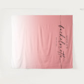 Ombré Vrijgezellenfeest Achtergrond Fotobooth Wandkleed (Voorkant (horizontaal))