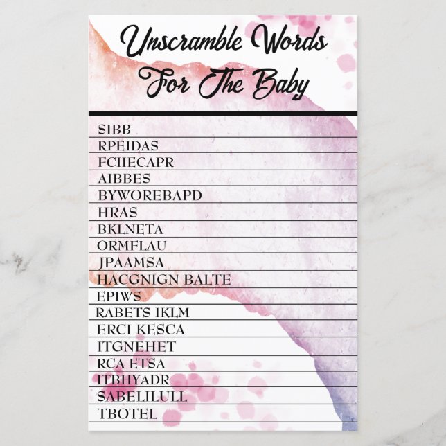 ombre-Waterverf (Voorkant)