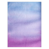Ombre Waterverf Aangepast Paars/Blauw tablet Tafelkleed (Voorkant)