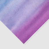 Ombre Waterverf - Aangepast Paars/Blauw weefselpap Tissuepapier (Detail)