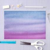 Ombre Waterverf - Aangepast Paars/Blauw weefselpap Tissuepapier (Craft)