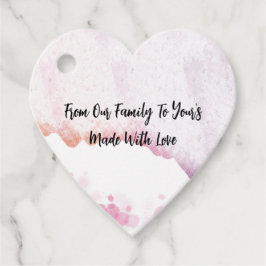 Ombre-Waterverf Bedankjes Labels