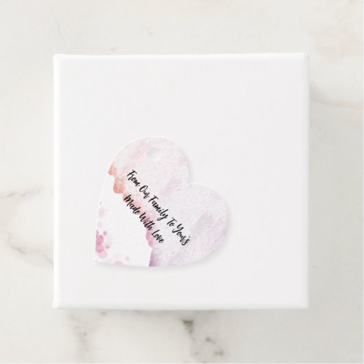 Ombre-Waterverf Bedankjes Labels (In situ)