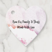 Ombre-Waterverf Bedankjes Labels (Voorkant)