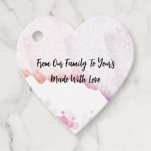 Ombre-Waterverf Bedankjes Labels (Voorkant)